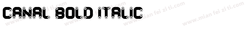 Canal Bold Italic字体转换